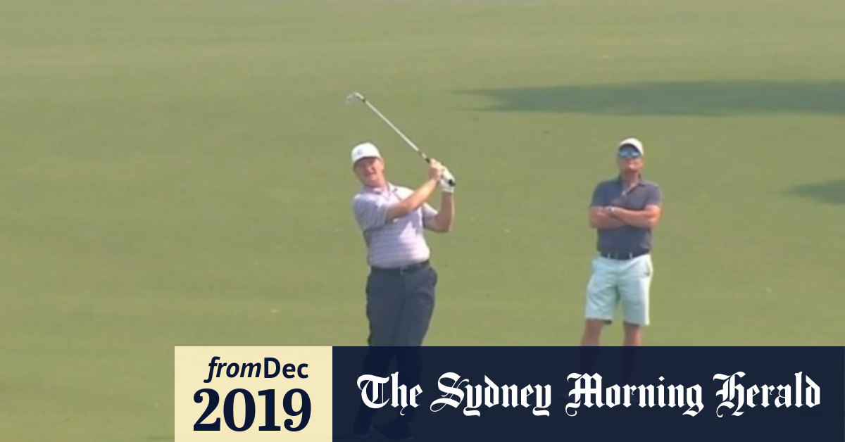 Video Australian Open golf begins